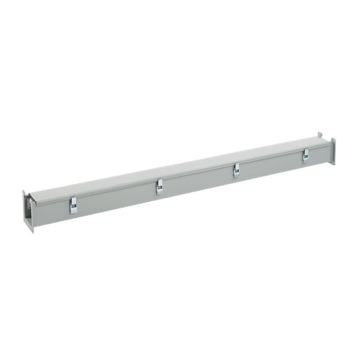 nVent Hoffman - Hoffman F66L60 Lay-In NEMA Type 12 Wireway Straight Section, 6" x 6" x 60", Gray, Steel