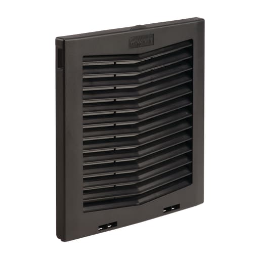 nVent Hoffman - Hoffman HG1000403 HG Filter Fan Exhaust Grilles, fits HF10 fans, 10-inch, IP54, Black