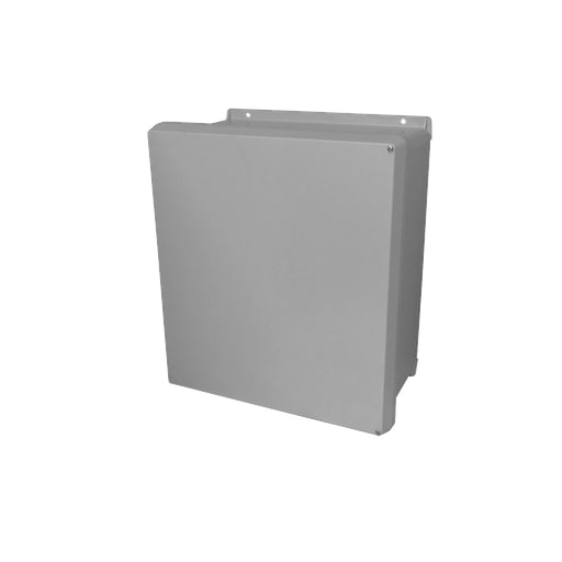 nVent Hoffman - Hoffman VJ1614HW VJ Flat Opaque Cover Type 4X, 17.32x15.32x6.6, Lt Gray, FRP, HW