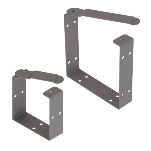 nVent Hoffman - Hoffman F1212GUC Universal U-Connector, fits 12" x 12", Gray, Steel