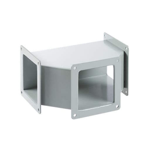 nVent Hoffman - Hoffman F44WT Tee, 4" x 4", Gray, Steel