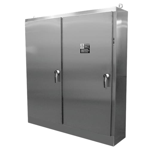 nVent Hoffman - Hoffman A84XM7818SSN4 Stainless Steel Heavy-Duty Free-Stand Enclosures for Flange-Mount Disconnects, Type 4X, 84.12" x 40.25" x 18.12", SS Type 304