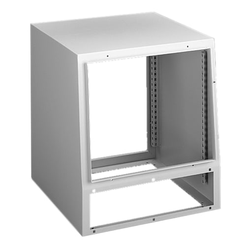 nVent Hoffman - Hoffman PST7A66 Sloped Front with Accessory Opening, 700x 600x 600mm, Lt Gray, Steel