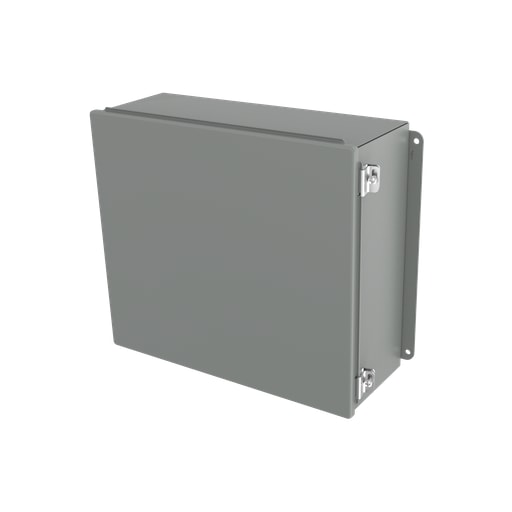 nVent Hoffman - Hoffman A1614CHS Continuous Hinge with Clamps CH, Type 12, 16" x 14" x 6", Gray, Steel