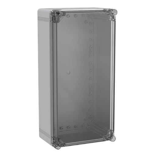 nVent Hoffman - Hoffman Q402013PCIQRCCR QLine I, Type 4X, 400x200x132mm, Polycarbonate, QR Clear Cover