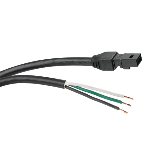 nVent Hoffman - Hoffman LPC72 PANELITE Power Cable with Leads, Black, Plastic