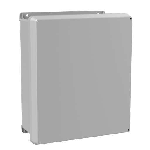 nVent Hoffman - Hoffman HJ1412HWPL2LG Flat Cover with Latches, Type 4X, 13.81x 11.81x 5.99, Fiberglass