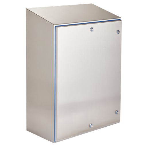 nVent Hoffman - Hoffman HSDH161608SS HyShed Hinge Cover Enclosures, Type 4X, 16.00x16.00x8.00, Stainless Steel 304