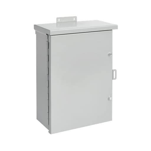 nVent Hoffman - Hoffman A16R126HCR 16" x 12" x 6" Enclosure, Medium Type-3R w/ Hinged Cover, Steel
