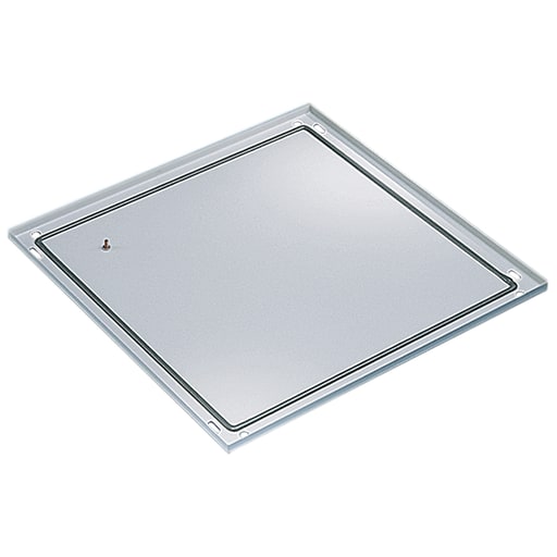 nVent Hoffman - Hoffman PB066 0-mm Solid Base, fits 600x 600mm, Lt Gray, Steel