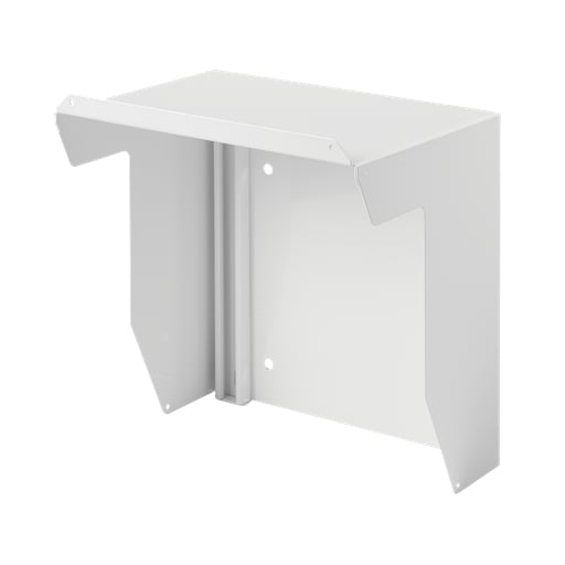 nVent Hoffman - Hoffman SW1LGLWH Wall-Mount Solar Shields, 24" x 24" x 12.75", White, Galvanized