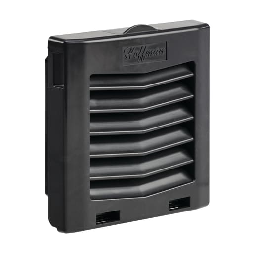 nVent Hoffman - Hoffman HG0400403 HG Filter Fan Exhaust Grilles, fits HF04 fans, 4-inch, IP54, Black