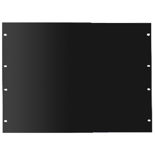 nVent Hoffman - Hoffman P19RPP6UB Rack Panel for 19-in. Racks, Black, Steel