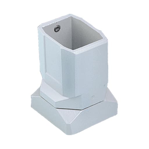 nVent Hoffman - Hoffman CCS2FCLG COMPACT Series 2 Flange Coupling, fits 45x 60mm, Lt Gray, Aluminum