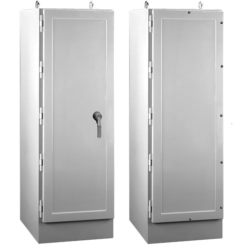 nVent Hoffman - Hoffman A722525FGFS3PT Free-Stand, Type 4X, 72" x 25" x 24.5", Fiberglass