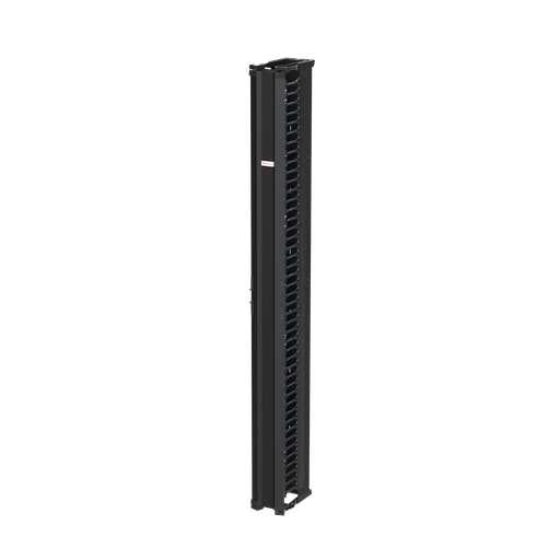 nVent Hoffman - Hoffman DV6S7 CABLETEK Vertical Cable Manager, 6" x 84", Black, Composite