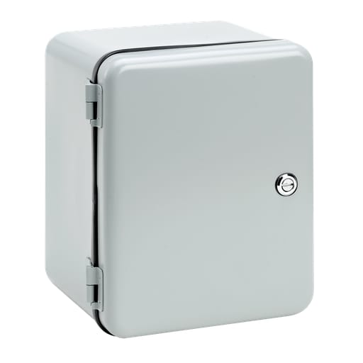 nVent Hoffman - Hoffman D666IS Removable Hinge With Quarter-Turn Latch, Contoured, Type 12, 6" x 6" x 6", Gray, Steel