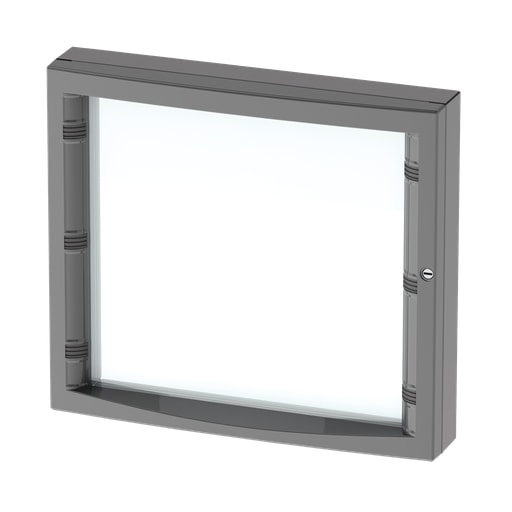 nVent Hoffman - Hoffman CWHD4045LG CONCEPT Deep Hinged Window Kit, fits 400x 450mm, Steel
