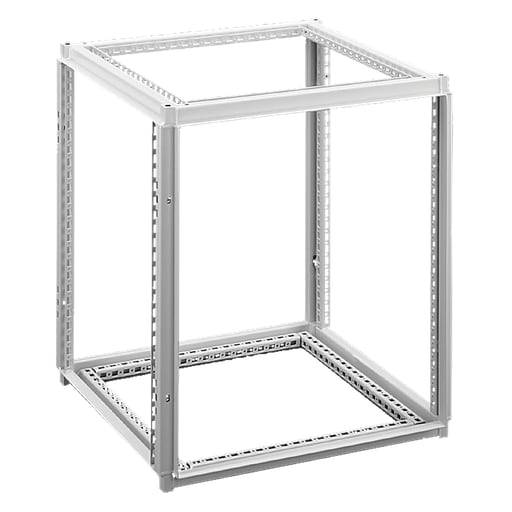 nVent Hoffman - Hoffman PF766 Single-Bay Frames, 700x 600x 600mm, Lt Gray, Steel