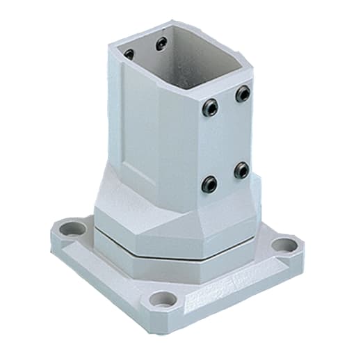 nVent Hoffman - Hoffman CCS2RBLG COMPACT Series 2 Rotational Base, fits 45x 60mm, Lt Gray, Aluminum