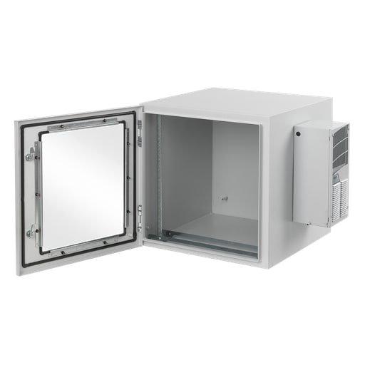 nVent Hoffman - Hoffman PTRW362424G2A ProTek Single-Door, Type 4, 12, 36.30x23.62x24.02, Lt Gray, Steel, Window, AC