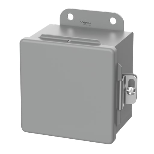 nVent Hoffman - Hoffman A808CH 8" x 8" x 4" Junction Box, Type-12 w/ Hinged Cover, Steel