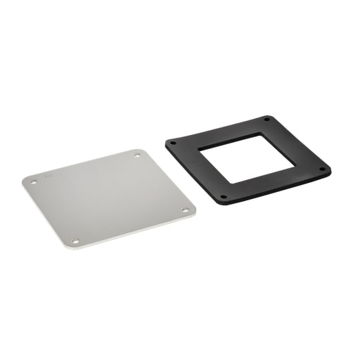 nVent Hoffman - Hoffman F44WPFG Closure Plate, 4" x 4", SS Type 316