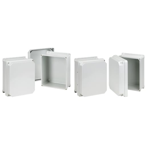 nVent Hoffman - Hoffman RHJ1614WLG Raised Cover with Screws, Type 4X, 15.62x 13.62x 7.24, Fiberglass