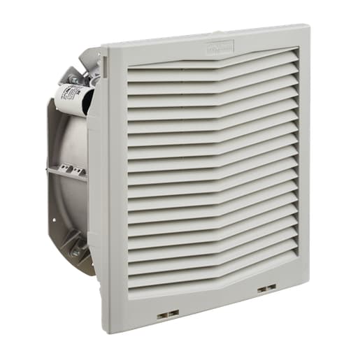 nVent Hoffman - Hoffman HF1316414 HF13 Side-Mount Filter Fan, 115V, 395 CFM, Lt Gray