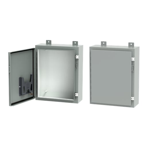 nVent Hoffman - Hoffman A363020LP Continuous Hinge with Clamps LP, Type 12, 36" x 30" x 20", Steel