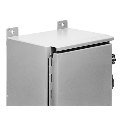 nVent Hoffman - Hoffman ADK36A Drip Shield Kit for Type 12 Enclosures, fits B=36", Gray, Steel