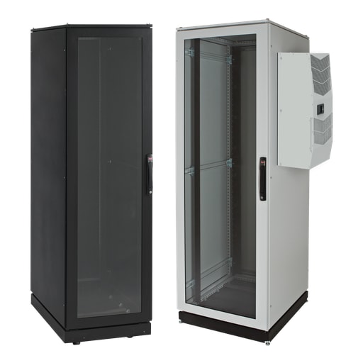 nVent Hoffman - Hoffman PSC20610B12 PROLINE Voice/Data and Server Cabinet, Type 12, 2000x 600x 1000mm, Black, Steel