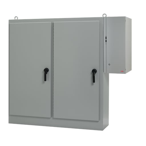 nVent Hoffman - Hoffman A72XD3418FTCLP Sequestr External Disconnect Package, Type 12, 72.12x34.25x18.12, Steel