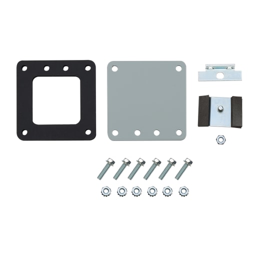 nVent Hoffman - Hoffman F66LP Closure Plate, 6" x 6", Gray, Steel