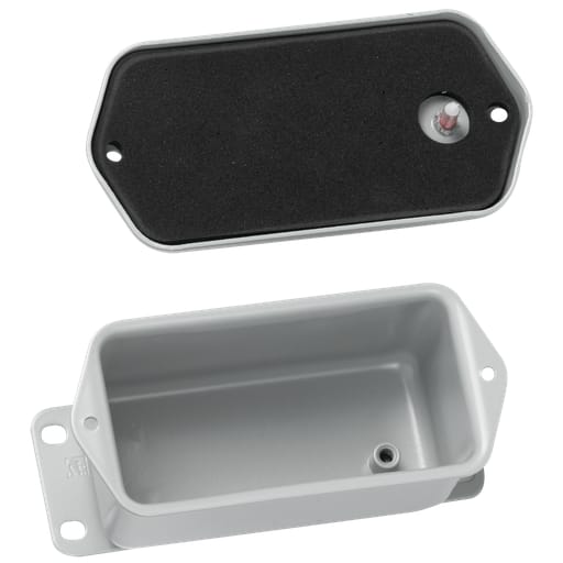 nVent Hoffman - Hoffman A403DSC 4.5" x 2.88" x 2.62" Junction Box, Type 12 w/ Screw Cover, Contoured. Steel