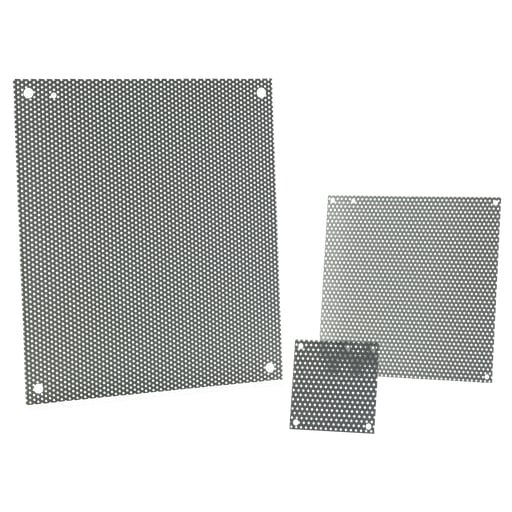 nVent Hoffman - Hoffman A30N24MPP Perforated Panels, fits 30x 24, Gray, Steel
