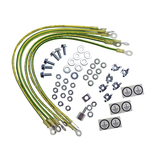 nVent Hoffman - Hoffman PGK ProLine Grounding Kit, 6 wires x 411mm, Copper