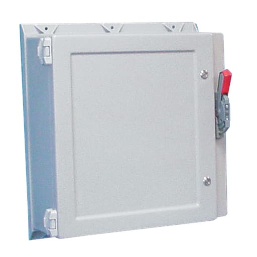 nVent Hoffman - Hoffman A24HS2412GQRLP Fiberglass Disconnect, Type 4X, 24.19" x 24.19" x 12", Fiberglass
