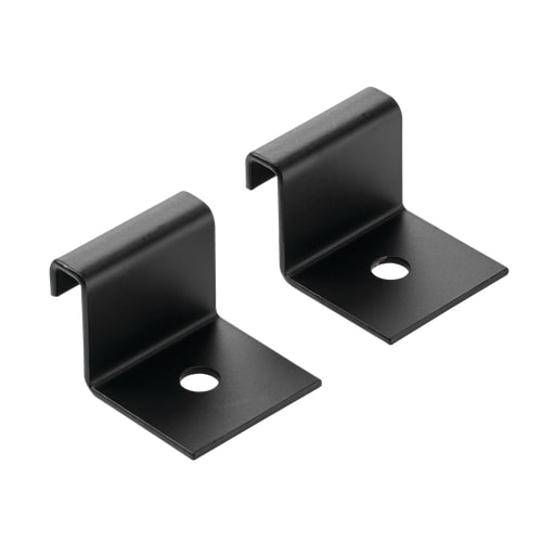 nVent Hoffman - Hoffman LVWBB Vertical Wall Bracket, Black, Steel