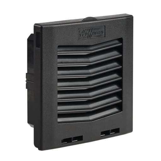nVent Hoffman - Hoffman HG0500403 HG Filter Fan Exhaust Grilles, fits HF05 fans, 5-inch, IP54, Black