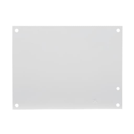 nVent Hoffman - Hoffman A12N12P Panel for Small Enclosure Type 1 and 3R, fits 12" x 12", White, Steel