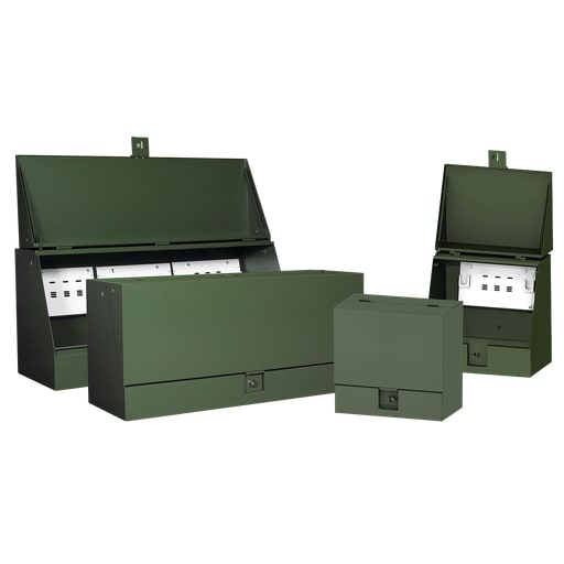 nVent Hoffman - Hoffman UJ306018M2 Utility Junction (UJ) Cabinets, 30.00x60.00x18.00, Green, Steel