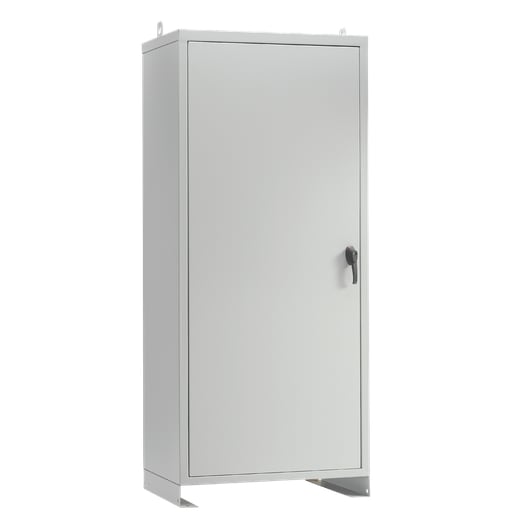 nVent Hoffman - Hoffman A84N7224FSLP Free-Stand, Type 1, 84" x 72" x 24", Gray, Steel