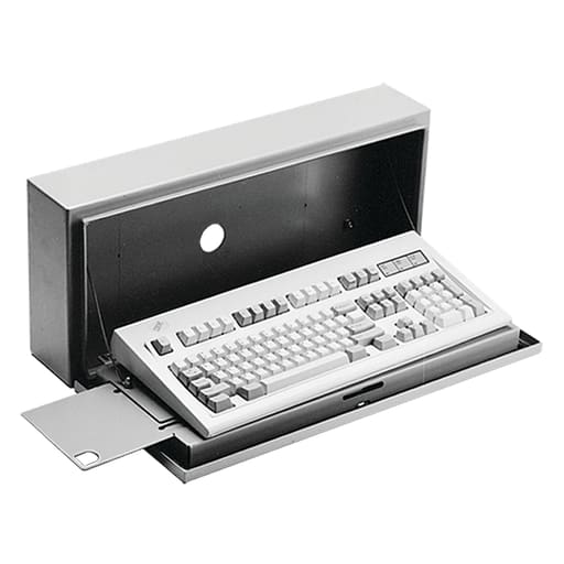nVent Hoffman - Hoffman CKBC24 CONCEPT Keyboard Box, 10" x 23.30x 4.79, Gray, Steel