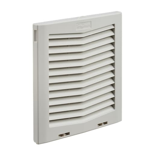 nVent Hoffman - Hoffman HG1000404 HG Filter Fan Exhaust Grilles, fits HF10 fans, 10-inch, IP54, Lt Gray