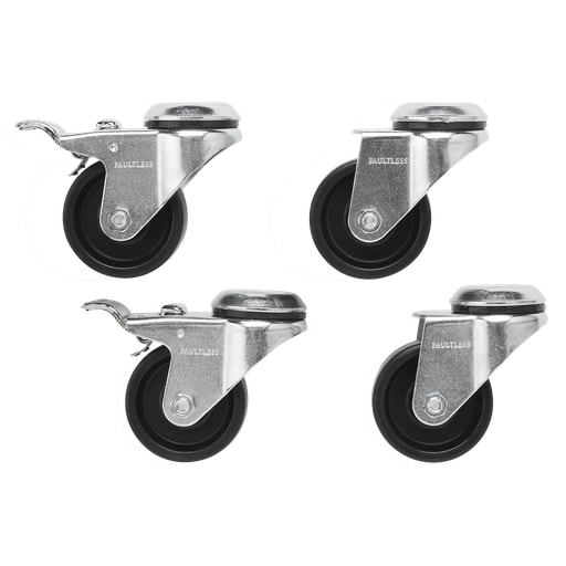 nVent Hoffman - Hoffman PC1M12 Caster Kit, fits Frame, Steel