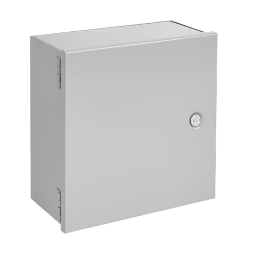 nVent Hoffman - Hoffman A6N64 6" x 6" x 4" Enclosure, Type-1 Small w/ Hinged Cover, Steel