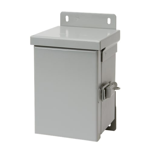 nVent Hoffman - Hoffman A6R64HCR 6" x 6" x 4" Enclosure, Type-3R w/ Hinged Cover, Steel