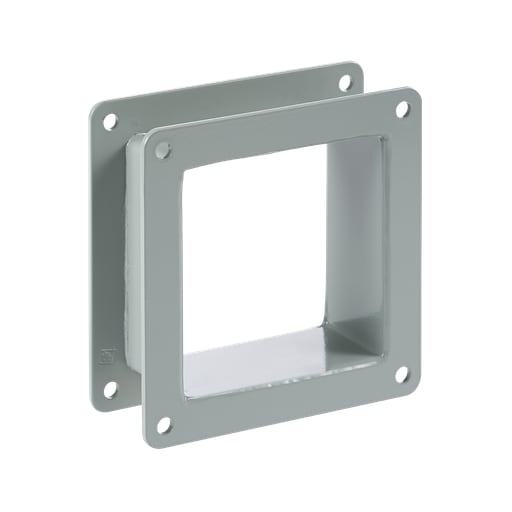 nVent Hoffman - Hoffman F44WN6 Nipple, 4" x 4" x 6", Gray, Steel