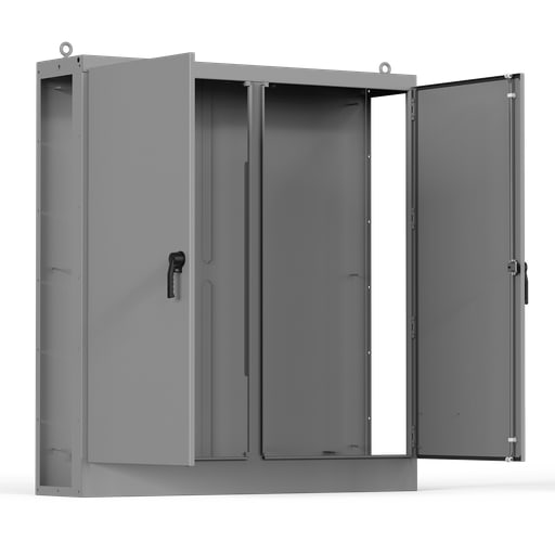 nVent Hoffman - Hoffman AU72X7818BLP UF 2 Door Both Sides Open